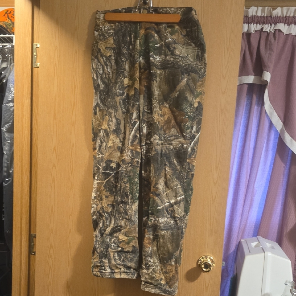 Men's Camouflage Cargo Pants - Brown/Green
